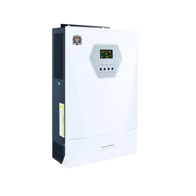 Hybrid Solar Inverter - All-in-One Solarladegerät Hochleistungs-220V 11000W Dual-AC-Ausgang Hybrid-Solarwechselrichter