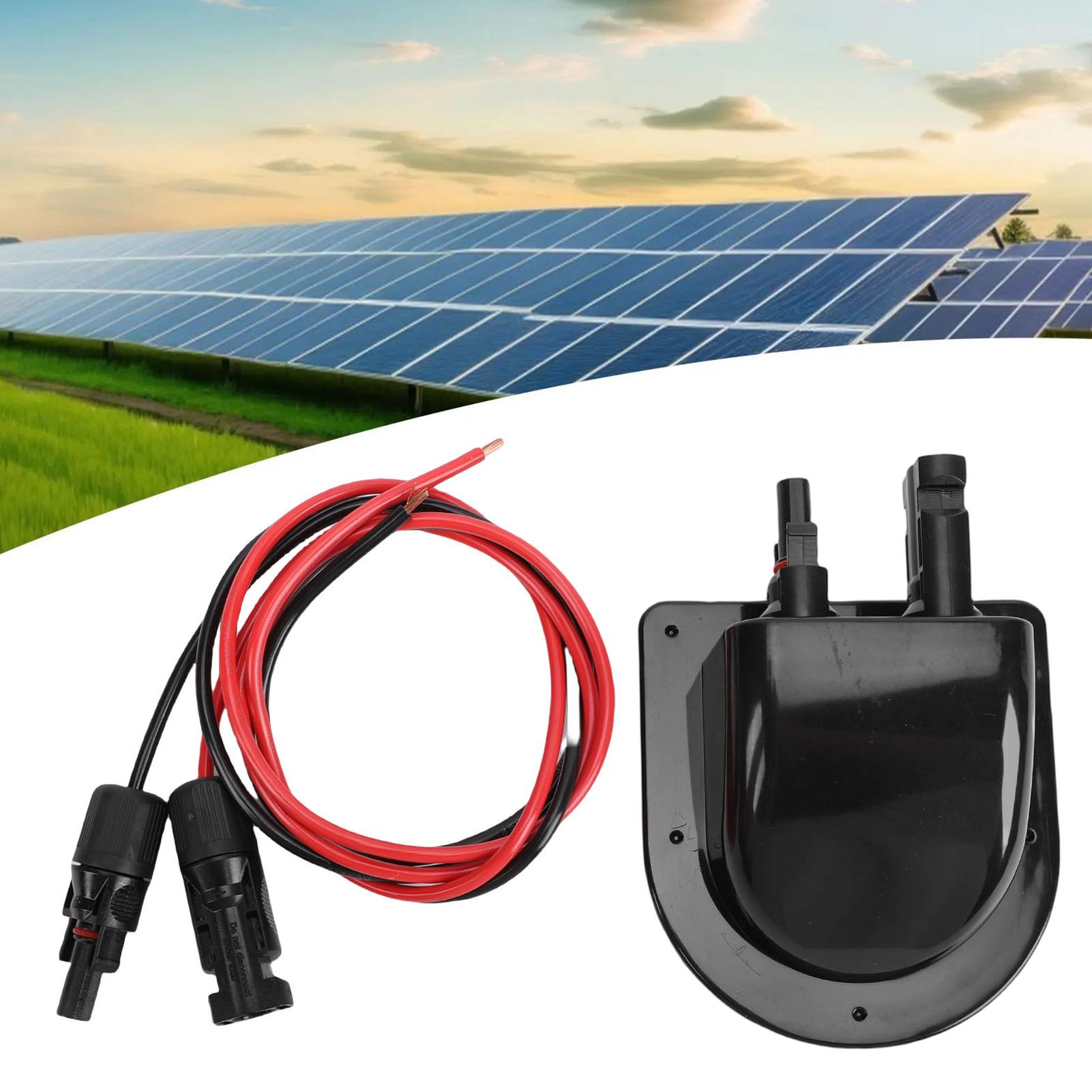 Cable Gland Waterproof - Solar-Kabeldurchführung, wasserdichtes Einlassgehäuse, Solar-Durchführung für Boot,