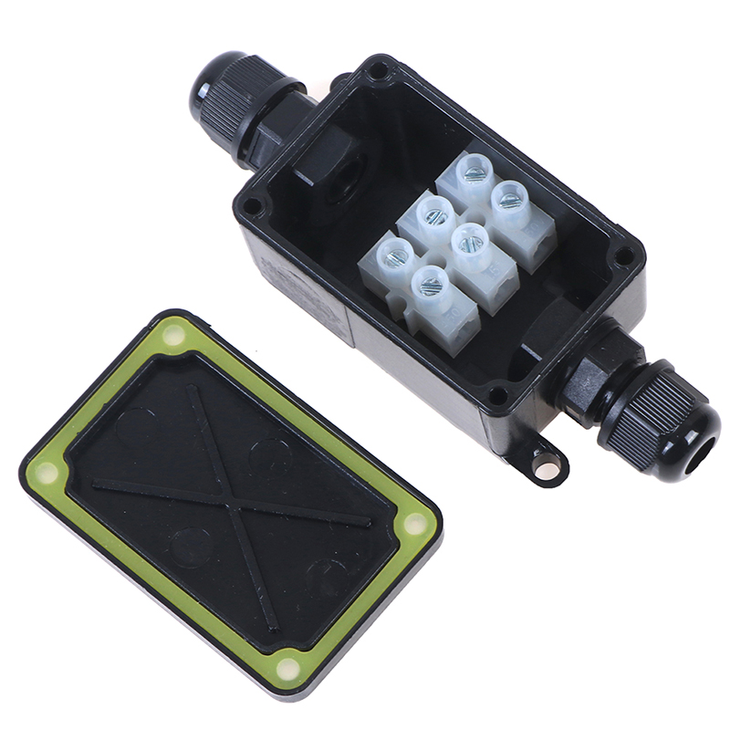 Cable Gland Waterproof - 2-Wege-Anschlussdose für den Außenbereich, wasserdicht, IP66,