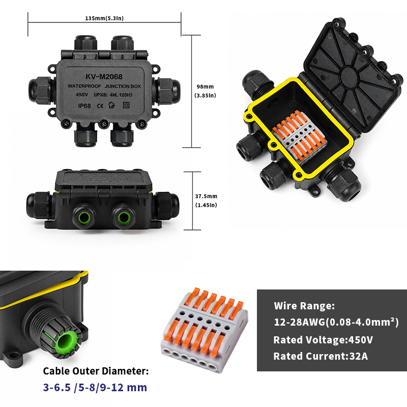 IP68 Wasserdichte Anschlussdos – Cable Gland Waterproof Bewertung und Preis